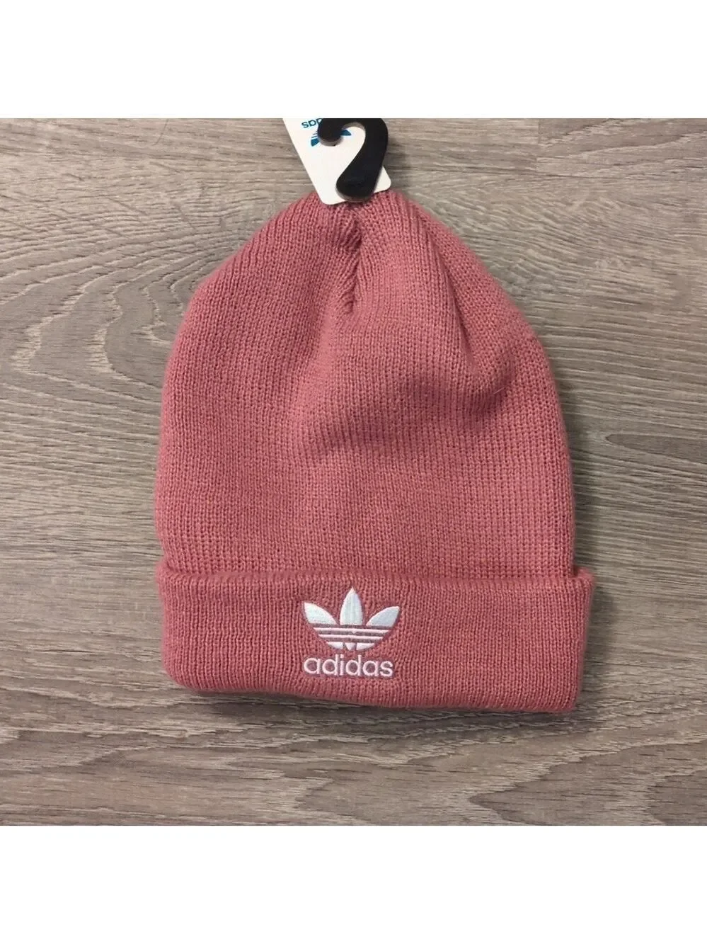 Adidas originals trefoil beanie trace maroon purple